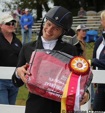 Grace Fulton earned the 2016 CCI2* Young Rider Reserve Championship