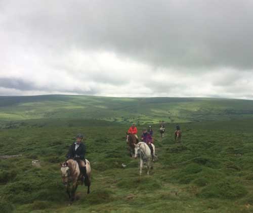 Riding in Dartmoor